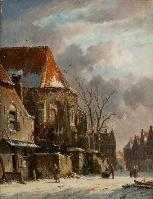 Adrianus Eversen | -, oil on panel, 19.5 x 15.0 cm, signed l.r.