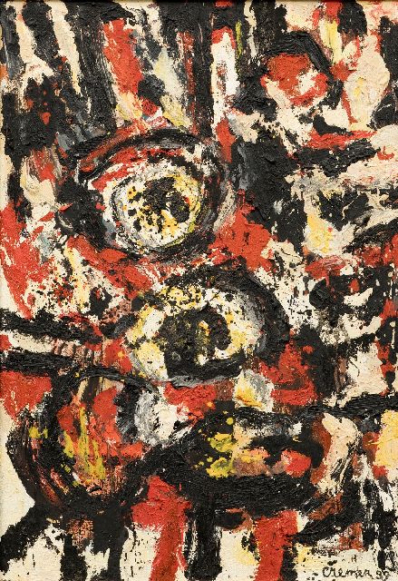 Cremer J.  | Untitled, oil on canvas 65.0 x 45.0 cm, signed l.r. and dated '59