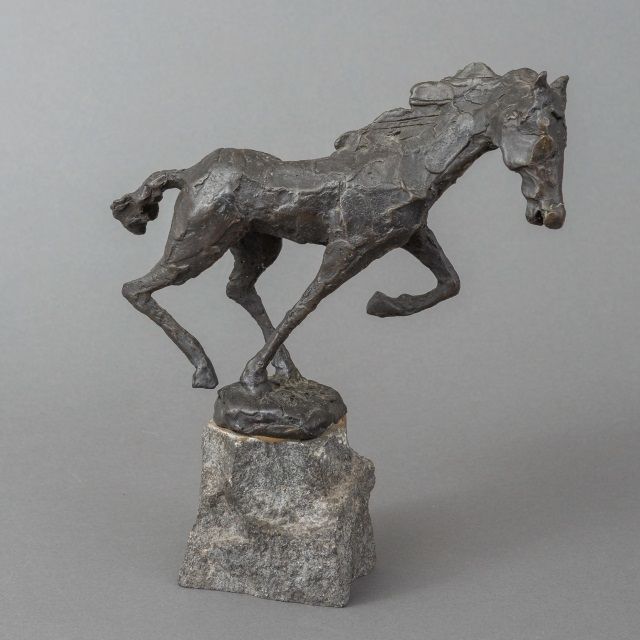 Jits Bakker | Horse, bronze, 23.0 x 22.0 cm