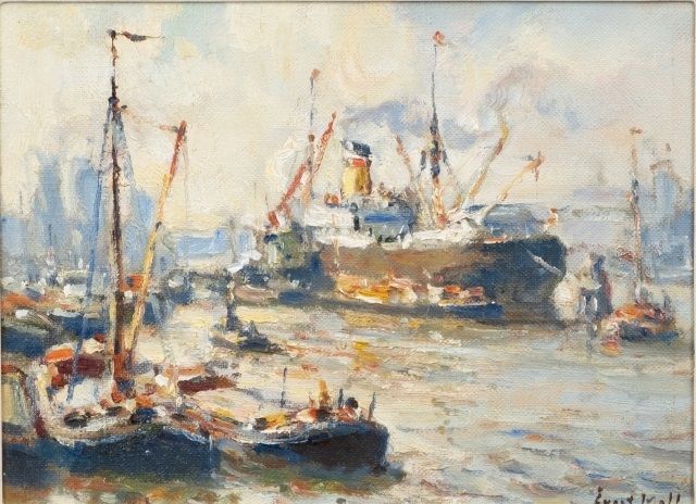 Evert Moll | -, oil on canvas, 24.0 x 17.5 cm, signed l.r.