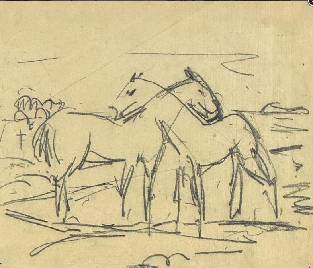 Jan Altink | -, drawing on paper, 30.0 x 36.0 cm, gesigneerd met atelierstempel