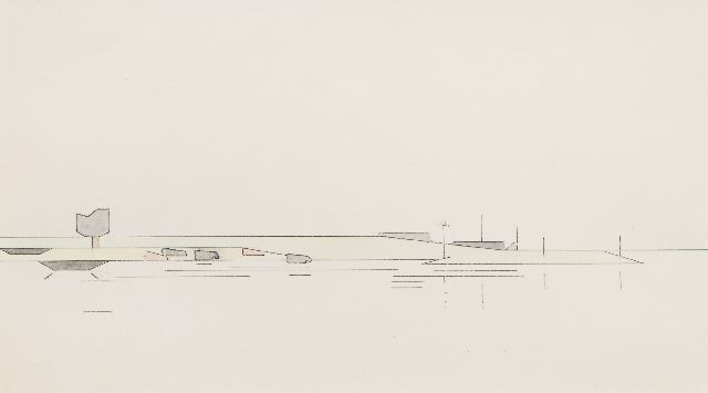 Hendrik Valk | -, coloured pencil on paper, 18.0 x 29.0 cm