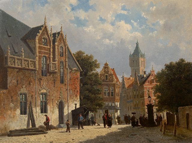 Frederik Roosdorp | -, oil on canvas, 52.0 x 69.5 cm, signed l.r.