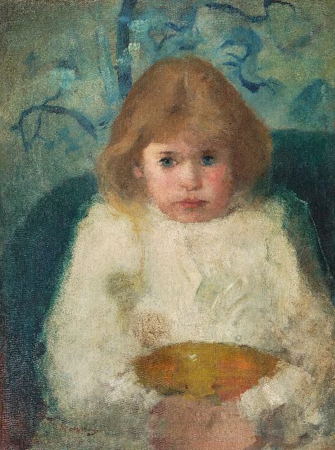 Floris Arntzenius | Children's portrait, oil on canvas, 58.2 x 44.2 cm, signed l.l. and painted ca. 1907