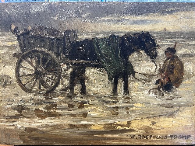 Jan Zoetelief Tromp | -, oil on canvas, 18.0 x 25.8 cm, signed l.r.