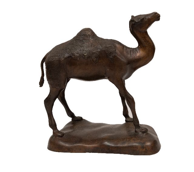 Pierre Jules Mène | Dromedary, bronze, 35.9 x 16.4 cm, signed on the base