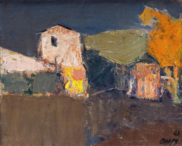 Oepts W.A.  | -, oil on canvas 26.0 x 29.0 cm, signed l.r. and dated '63