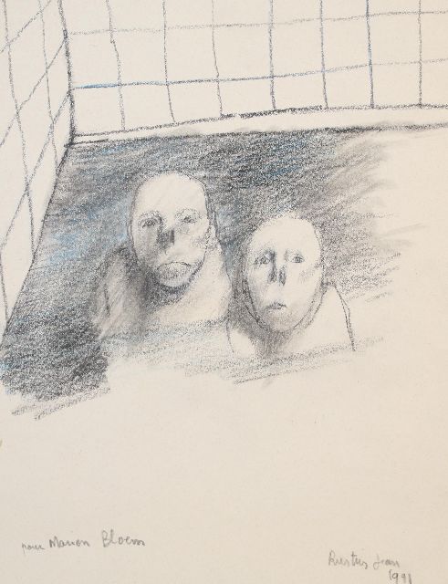 Rustin J.  | -, mixed media on paper