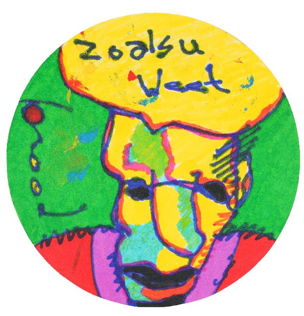 Herman Brood | Coaster, signed c.l.