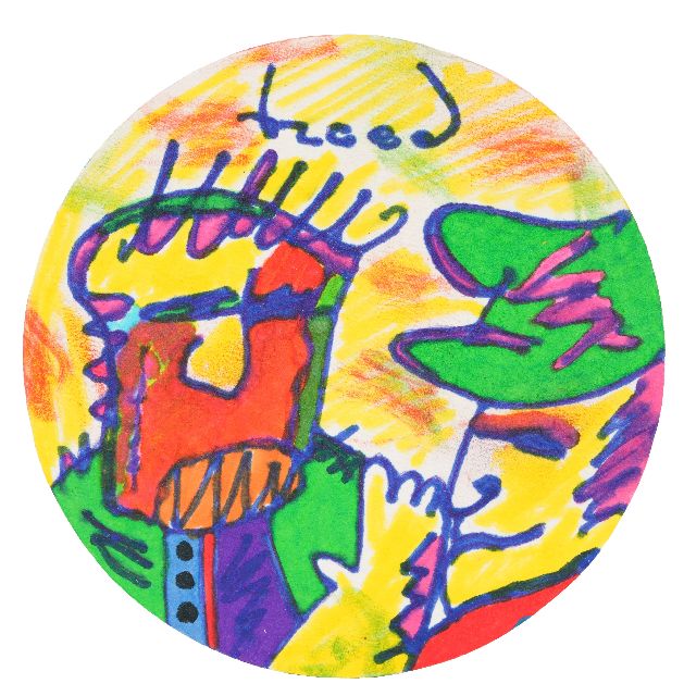 Herman Brood | Coaster, signed u.c.