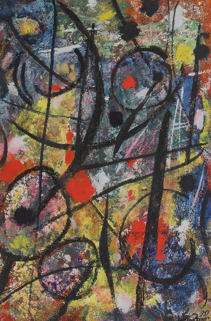 Willy Boers | Untitled, gouache on paper, 54.0 x 36.5 cm, signed l.r. and dated 1951