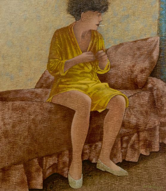 Verhoog A.  | -, oil on canvas 80.0 x 70.0 cm, signed l.r. and dated '93