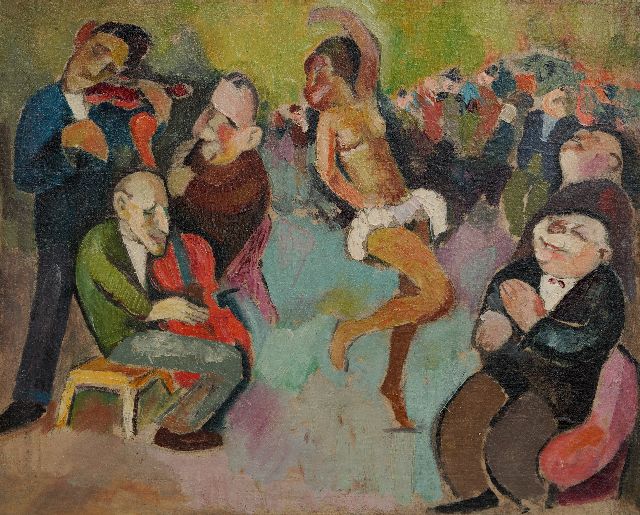 Albert-Lasard L.  | Josephine Baker, oil on panel 51.0 x 62.0 cm