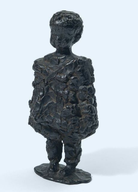 Pieter d'Hont | Sebastiaan in coat, bronze, 26.0 cm