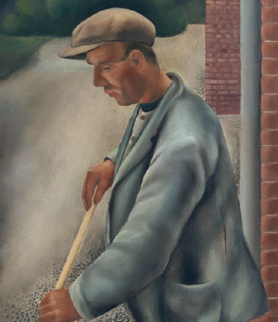 Moolhuizen J.J.  | Portrait of a man, oil on canvas 90.5 x 75.5 cm, signed l.r.