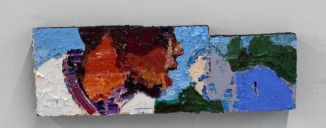 Carlos Blaaker | Cartagena, oil on canvas, 26.0 x 77.0 cm