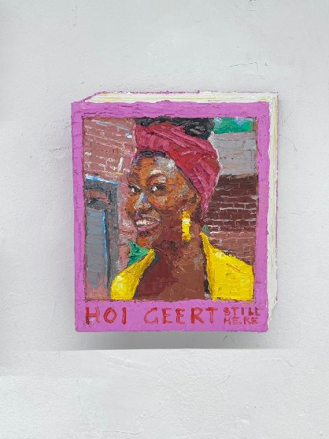 Carlos Blaaker | Still here, oil on panel, 34.0 x 29.5 cm