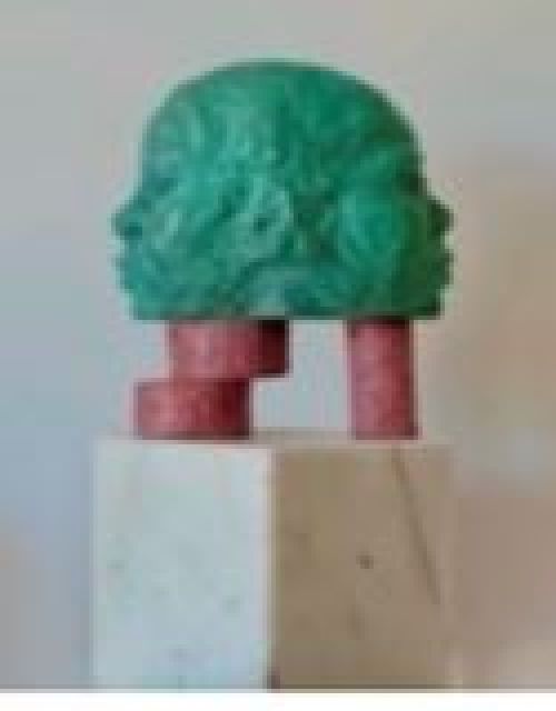 Blaaker C.H.  | -, bronze and marble 17.5 x 16.0 cm