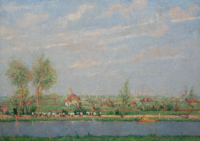 Poortenaar J.C.  | Spring, oil on canvas 100.6 x 140.2 cm, signed l.r. and without frame