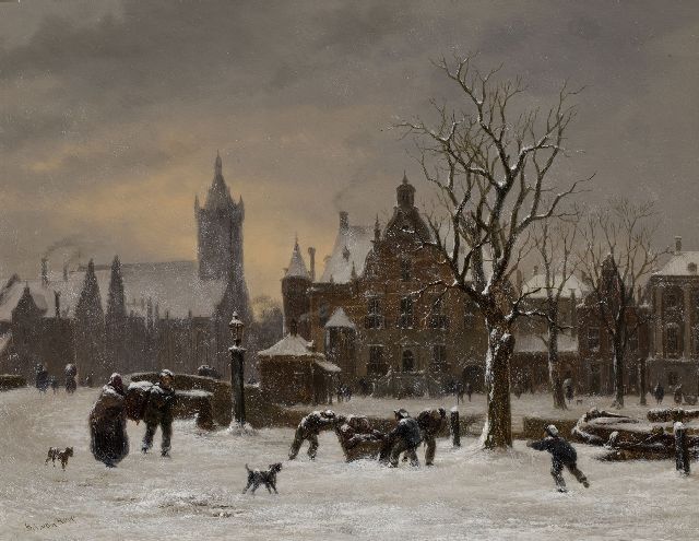 Bart van Hove | -, oil on panel, 24.5 x 31.3 cm, signed l.l.