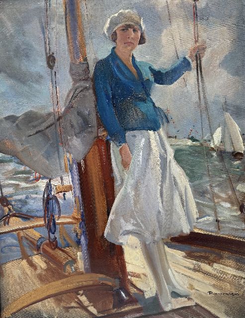 Hem P. van der | -, oil on canvas 85.3 x 50.7 cm, signed l.r.