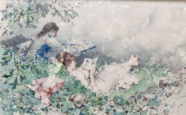 Kaemmerer F.H.  | -, watercolour on paper 28.0 x 45.0 cm, signed l.r.