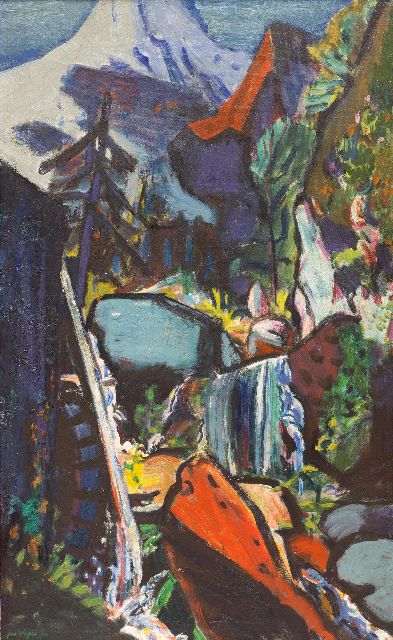Jan Wiegers | -, oil on canvas, 107.0 x 66.0 cm, signed l.l. and dated '47
