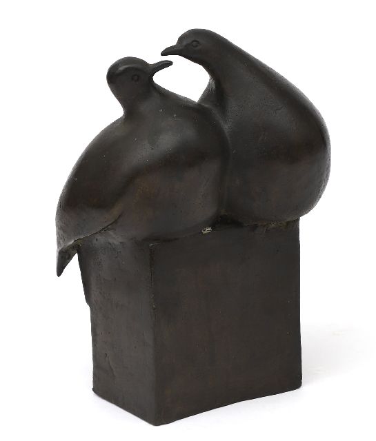 Hartog E. den | -, bronze 31.0 cm, gesigneerd met kunstenaarsstempel aan achterzijde