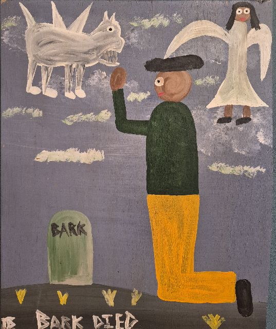Tim Brown | Bark Died, oil on panel, 53.5 x 43.2 cm, signed l.l.