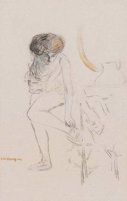 Kees van Dongen | Ballerina, chalk and watercolour on paper, 49.0 x 31.0 cm, signed l.l. and painted ca. 1903