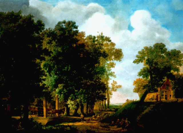 Cornelis Kuipers | A wooded landscape in summer, oil on panel, 49.0 x 67.5 cm, signed l.r. and dated 1788