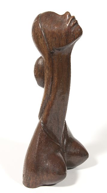 Luyn J. van | Bust of a woman, wood 40.0 cm