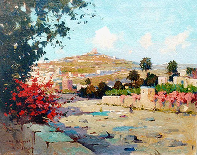 Evert Jan Ligtelijn | View from Las Palmas, oil on canvas, 40.0 x 50.3 cm, signed l.l.