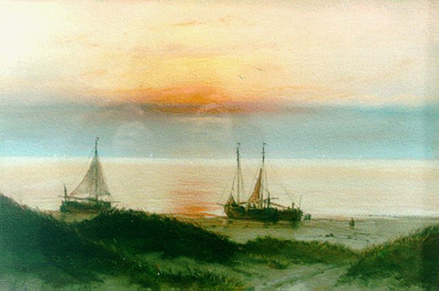 Jan Gerard Smits | Sunset glow, pastel on paper, 31.0 x 44.5 cm, signed l.l. and dated Aug. '69