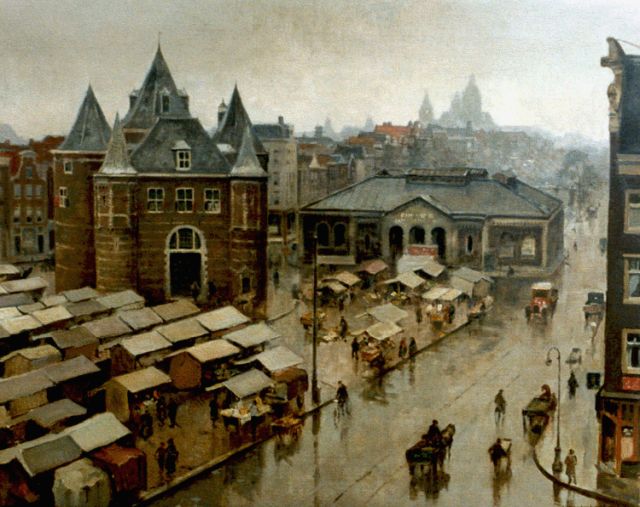 Cornelis Vreedenburgh | A view of the Waag, Amsterdam, oil on canvas, 59.2 x 73.2 cm, signed l.r. and dated 1936