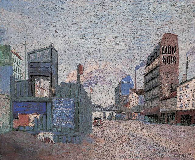 Oepts W.A.  | Lion Noir, Paris, oil on canvas 38.1 x 46.1 cm, signed l.r. and dated '35