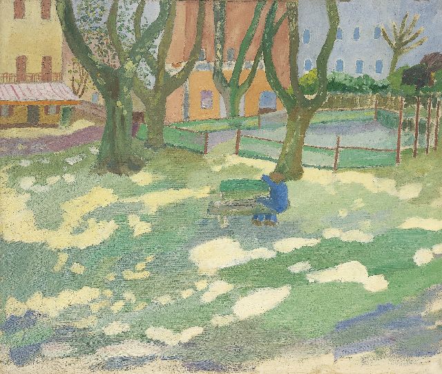 Oepts W.A.  | A park, South France, oil on canvas 46.1 x 54.9 cm, signed on the reverse and painted circa 1940