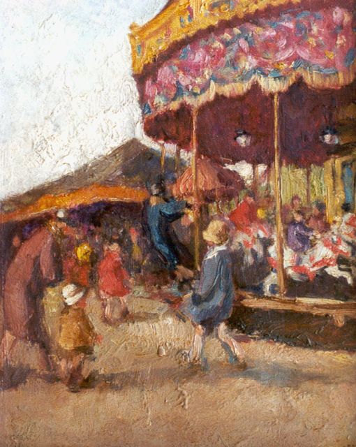 Abraham Fresco | A fair, 30.0 x 24.5 cm, signed l.r.
