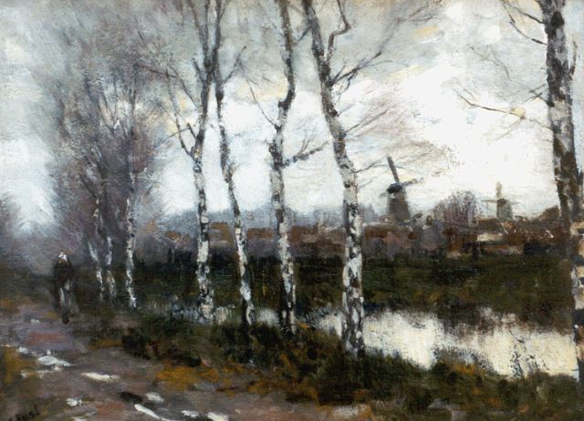 Louis van Soest | Fall woods, oil on canvas laid down on painter's board, 34.0 x 46.2 cm