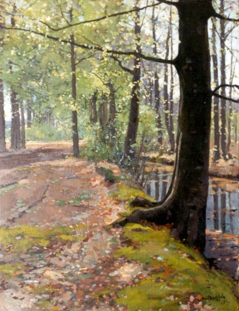 Bodifée J.P.P.  | 'Voorjaar in 't Bosch bij 't Joppe (Gorssel)', oil on canvas 65.3 x 50.3 cm, signed l.r. and dated '98