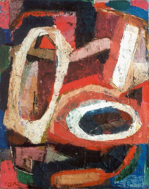 Jan Jordens | Untitled, oil on canvas, 50.0 x 40.2 cm, signed l.l. and dated '62