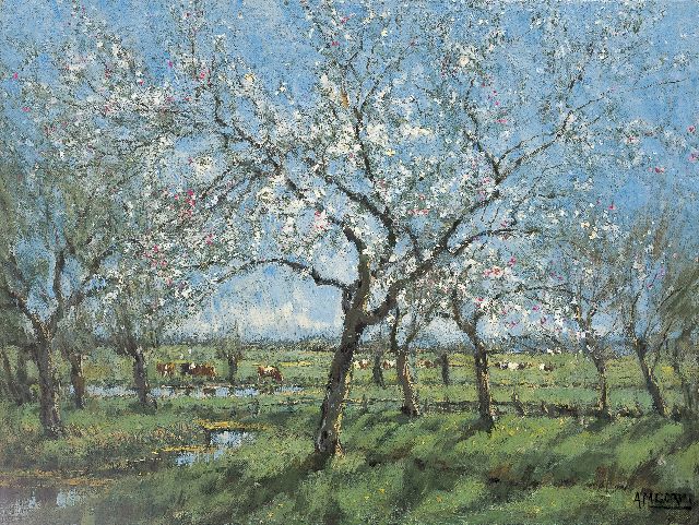 Arnold Marc Gorter | Spring, oil on canvas, 31.8 x 42.0 cm, signed l.r.