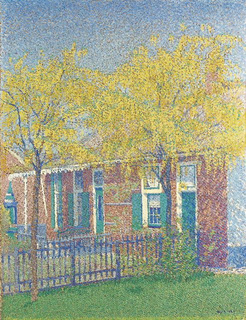 Ferdinand Hart Nibbrig | Springtime, Blaricum, oil on canvas, 65.8 x 50.1 cm, signed l.r. and painted between 1900-1905