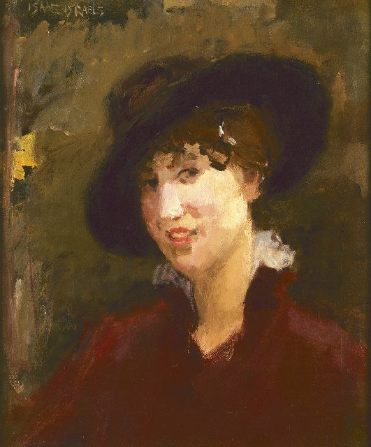 Isaac Israels | Portret van Willy Gordeau, oil on canvas, 54.5 x 45.2 cm, gesigneerd l.b.