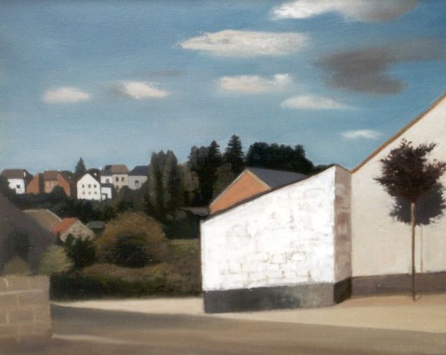 Raoul Hynckes | A village, Belgium, oil on canvas, 52.3 x 65.1 cm, signed l.r.
