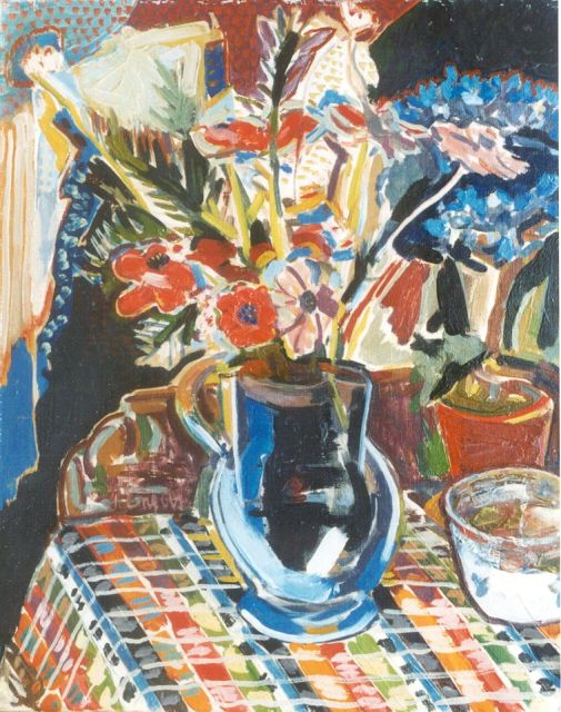 Piet Engels | A flower still life, oil on canvas, 50.9 x 40.5 cm, signed c.l.