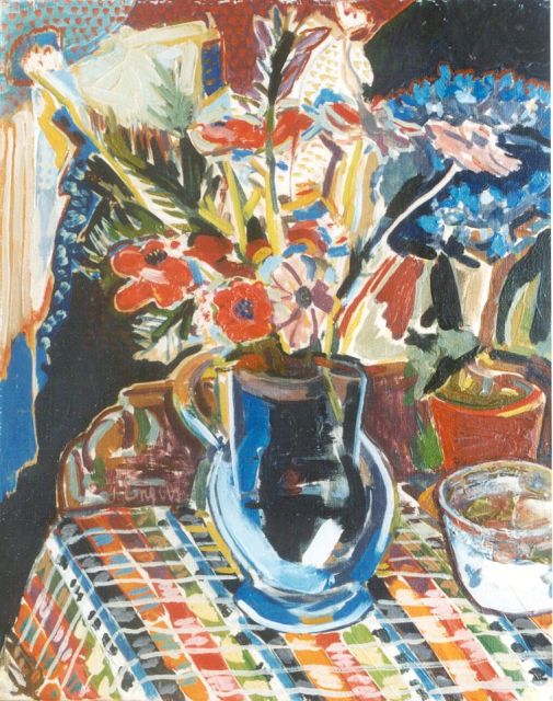 Peter Engels | A flower still life, oil on canvas, 50.9 x 40.5 cm, signed c.l.