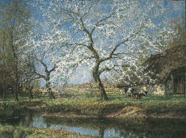 Gorter A.M.  | Spring, oil on canvas 115.0 x 154.7 cm, signed l.r.