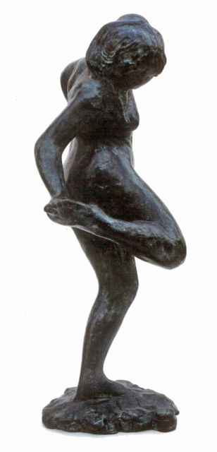 Onbekend (Naar Degas, H.G.E. (1834-1917))  | Dancer, bronze 45.0 x 10.0 cm