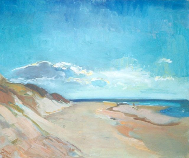 Harrie Kuijten | Beach, oil on canvas, 54.3 x 65.3 cm, signed l.l. and painted between 1930-1937